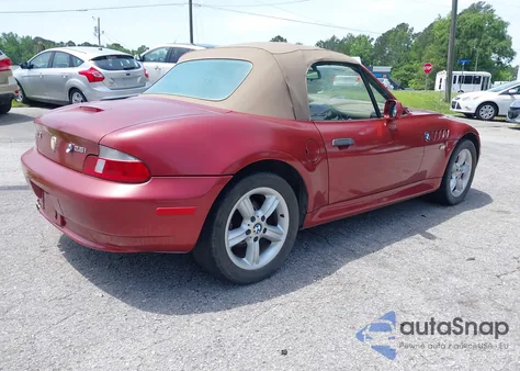 2002 BMW Z3 2.5I z USA, uszkodzony, nr VIN 4USCN33472LM06416